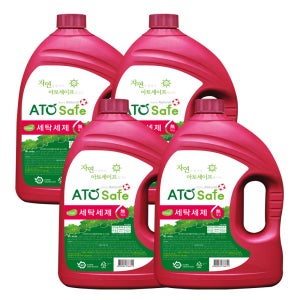 아토세이프 로하스인증 액체세제 3.1L 본품 2개+2개