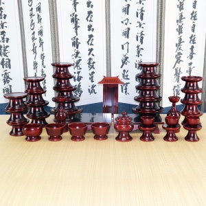 남원목기 제사 제기세트 오리목제기37p