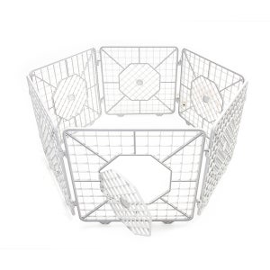 펫토리아 한칸뚝딱 플라스틱 강아지울타리 6P 대형(L) 그레이