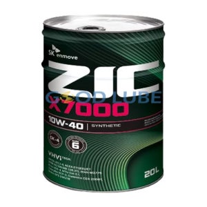 SK ZIC 지크 X7000 10W40 EURO 6 디젤 합성 엔진오일 20L, 1개