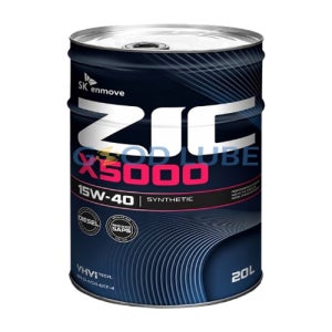 지크 X5000 디젤 합성 엔진오일 15W-40, 20L, 1개