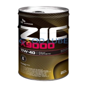 SK ZIC 지크 X9000 10W40 EURO 6 디젤 합성 엔진오일 20L, 1개