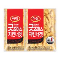 하림 굿초이스 치킨너겟 1kg 1봉+1봉