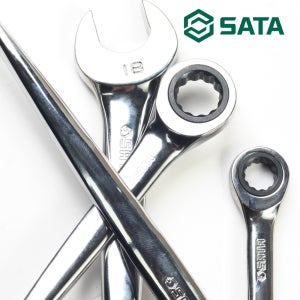 SATA X빔기어렌치 10mm 강력 크로스빔 자동스패너 볼트정비 수공구