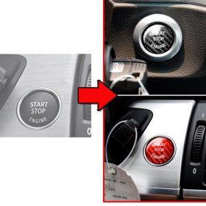 [호환]BMW 엔진스타트버튼 스티커 카본 몰딩 악세사리 튜닝용품 현카