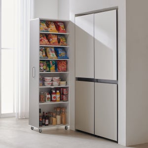 해피아이 컨실 틈새수납장 슬림 다용도 폭좁은 수납장 대형 160