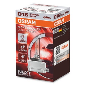 200프로 광량상승 HID 오스람 나이트브레이커 레이져 D1S D3S D2S 제논전구 1pcs 수입차 국산차