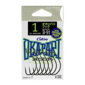 오너 컬티바 오카파리 B-91 배스루어바늘