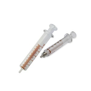 의료용 유리주사기 Luer Tip(5cc)1개 병원용주사기 유리실린져 유리주사기 5cc주사기