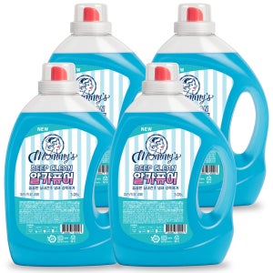 마미스 딥클린 알칼리 액체 세탁세제 3.05L, 4개