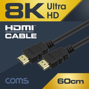 Coms 8K UHD HDMI 케이블(V2.1) 60cm BX481 R