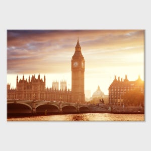 멋진그림 풍경화 풍수그림액자 사무실인테리어 런던의 일출 60x40