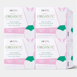 콜만 유기농 순면 무독성 생리대 라이너, 24개입, 4팩