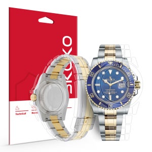 롤렉스 서브마리너 40mm 액정+후면+버클 외부 전신보호필름 1세트 114060 116610 116613 116618 116619 116659