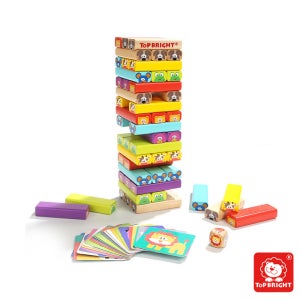 아기장난감 핀란드 디자인 유아교구 탑브라이트 동물쌓기블록