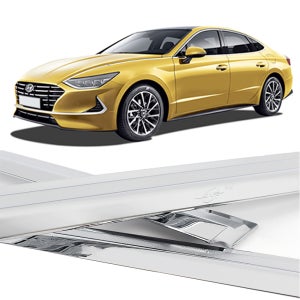 2019쏘나타 헬로신형소나타DN8 크롬썬바이저 비 빗물받이 윈도우 몰딩 막이