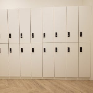 에이스락커 화이트 2단 옷장 개인라카 사물함