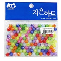 아크릴이중비즈(원형8mm)