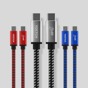 어웨이크 C 타입 USB3.1 GEN2 PD C TO C 고속 충전 노트북 미러링 케이블 100W YSC-CC500