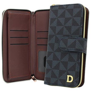 갤럭시J7 2017 체크 지퍼 다이어리 케이스 J730