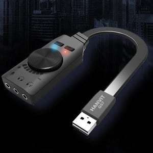 DGITEM GS7 USB 외장형 사운드카드 게임 음악 영화