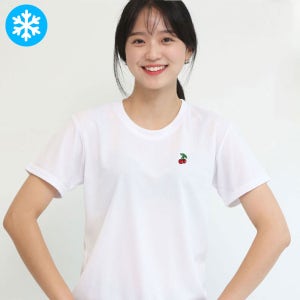 남녀공용 기능성 메쉬 반팔 쿨티 쿨론 여름 티셔츠