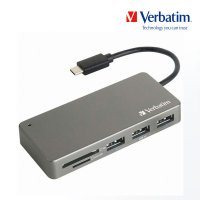 버바팀 타입C OTG SD 카드리더기+USB3.1 허브 맥북