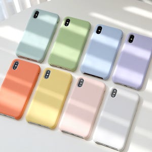 크레파스 파스텔 실리콘 케이스 아이폰12 프로 맥스