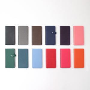 아이폰XS맥스 지갑형 천연소가죽 사피아노 수제 핸드폰케이스