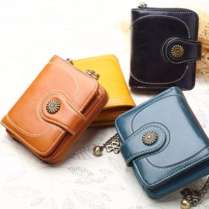 여성 가죽반지갑 핸드폰수납 클러치 가방 4컬러 CLU07