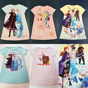 아동원피스 시크릿쥬쥬 겨울왕국 라인프렌즈 반팔 여름 아동