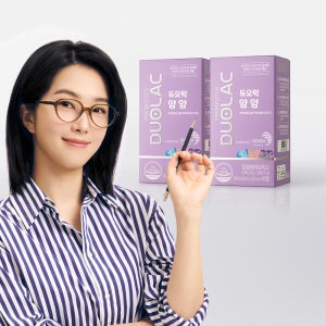 듀오락 얌얌 어린이 츄어블 요구르트향 80정, 2개