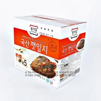 종가집 국산 깻잎지 120g x 5 코스트코 깻잎 김치 절임 무침아이스박스포장