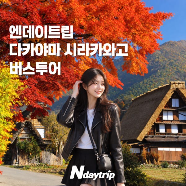 나고야 출발 시라카와고 다카야마 1일 버스투어 세계문화유산 히다규카레빵특전