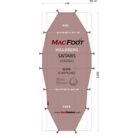 맥아웃도어 힐레베르그 사타리스(일체형)맥풋_풋프린트