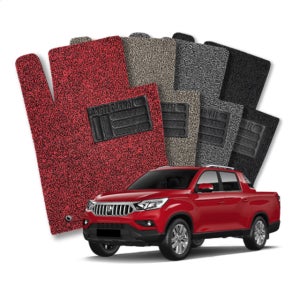 G4 렉스턴스포츠 코일매트 확장형 실내 카매트 1열 그레이