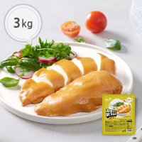 햇살닭 저염 훈제 닭가슴살 오리지널 3kg (200gX15팩)