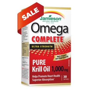 [특가] 자미에슨 캐나다 오메가3 컴플리트 퓨어 크릴오일 1000mg 30정 (1개월분)