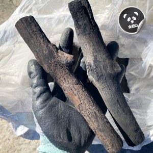 숯판다 맹그로브 참숯 검탄 장작 캠핑숯 참나무 10kg 마대포장
