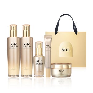 AHC 리뉴에이지 토탈 4종 (스킨 로션 앰플 크림) 기프트세트