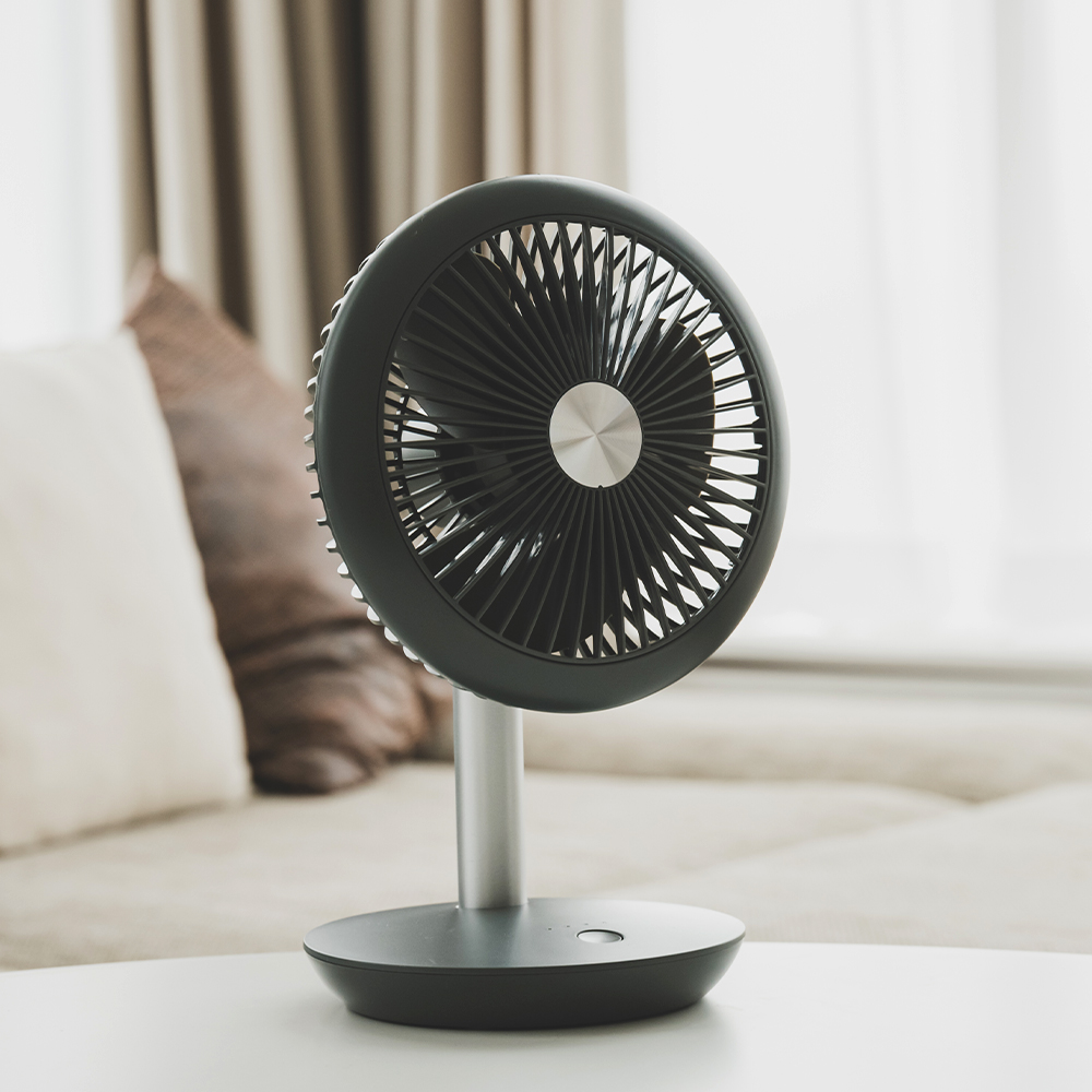 솔러스에어 무선선풍기 USB 탁상용선풍기 소형 미니써큘레이터 그레이
