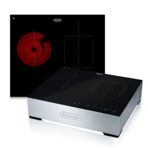 [특별행사가] 3구 하이라이트 인덕션 전기레인지 45-003B / DHH63 BX 빌트인