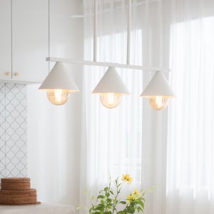 인테리어 식탁등 아모르 3등 펜던트 조명 화이트