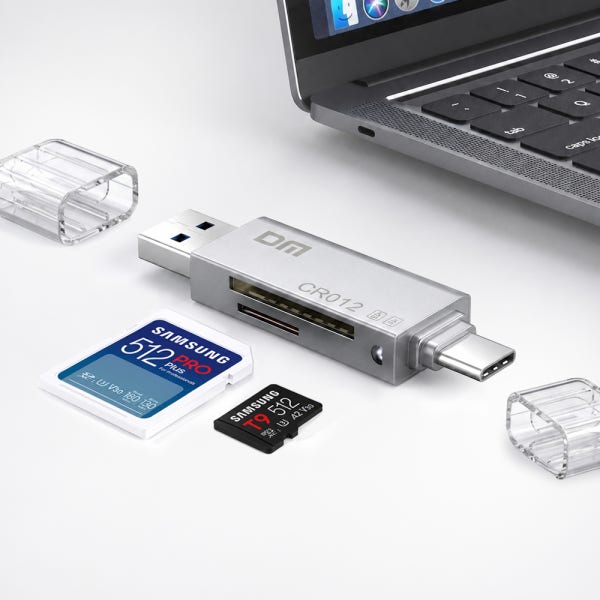 DM SD카드 USB 3.0 C타입 OTG 블랙박스 핸드폰 아이폰 리더기 TF CR012