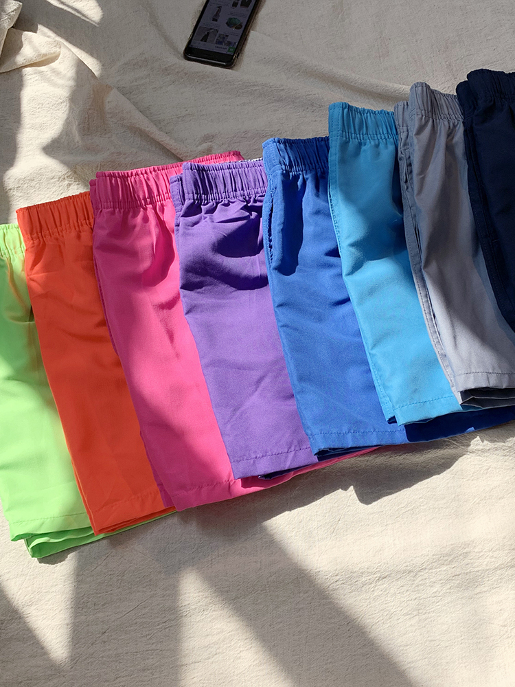 19컬러 남성 스윔팬츠 여름 비치 반바지 수영복 쇼츠 속바지일체형 바캉스룩 무지 숏팬츠