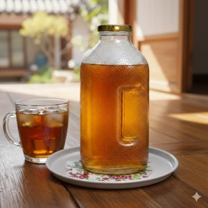 국내제조 델몬트유리병 1.5리터 유리 물병