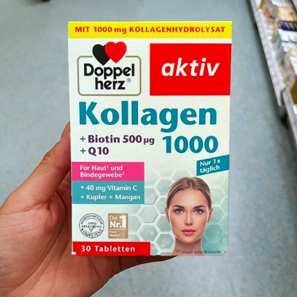 유럽 피부영양제 <b>콜라겐</b> 1000mg 30일분