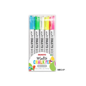 문교 멀티초크펜 5색5본입 MBG-5P