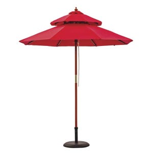 RO-112 2단 목재 파라솔