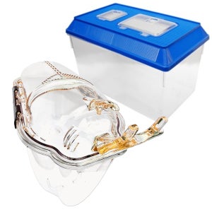 채집통-대 고슴도치 햄스터 도마뱀 소형동물용 장수풍뎅이 사슴벌레